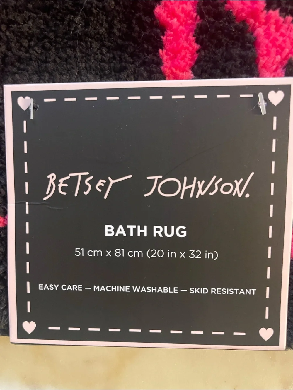 Betsey Johnson Bath Rug